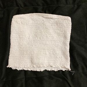 Garage White Tube Top
